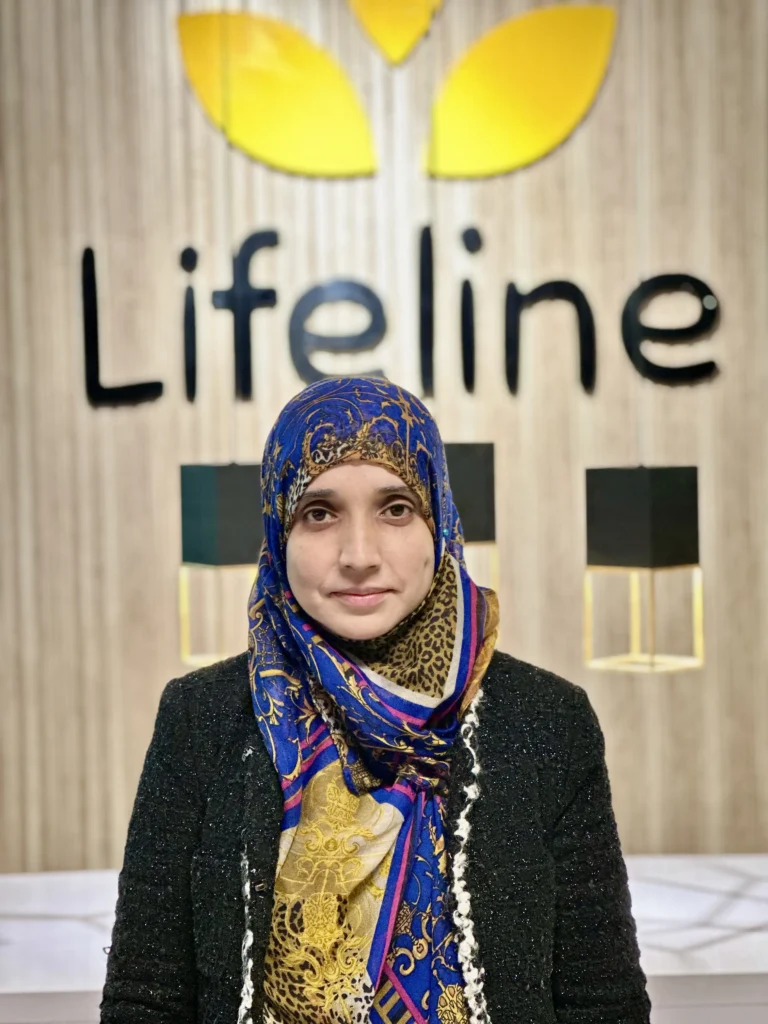 Dr. Syeda Razia Bukhari, Clinical Director at Lifeline Rehab Center Islamabad