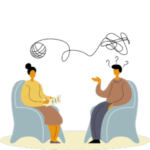 Advanced psychotherapy session for depression treatment and mental health recovery