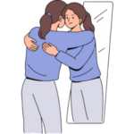 Self soothing emotional support for depression treatment and mental wellness recovery