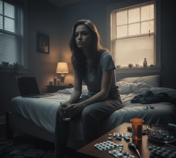 Opioid addiction treatment support for a person struggling with substance abuse